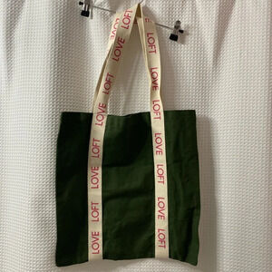 NWOT LOFT Canvas Tote